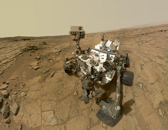 A selfie taken by the Curiosity rover. NASA/JPL-Caltech