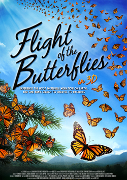 Flight of the Butterflies in 3D movie poster