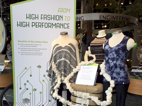 “Cotton = High Tech+High Design” exhibit.