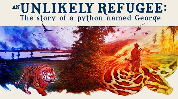 Book cover for An Unlikely Refugee