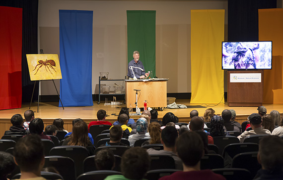 Live Science with Bob Alderink. Photo: Matt Zeher/NCMNS