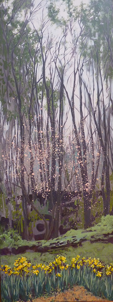 "Misty Morning" painting by Weinstein