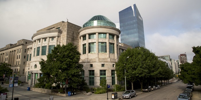 The NEC, one of two Museum buildings downtown. 