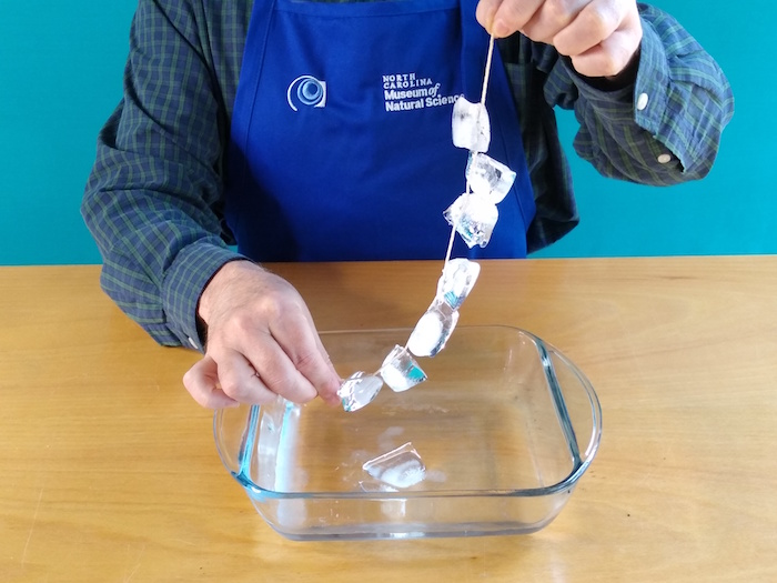 Science At Home! Make an Ice Necklace