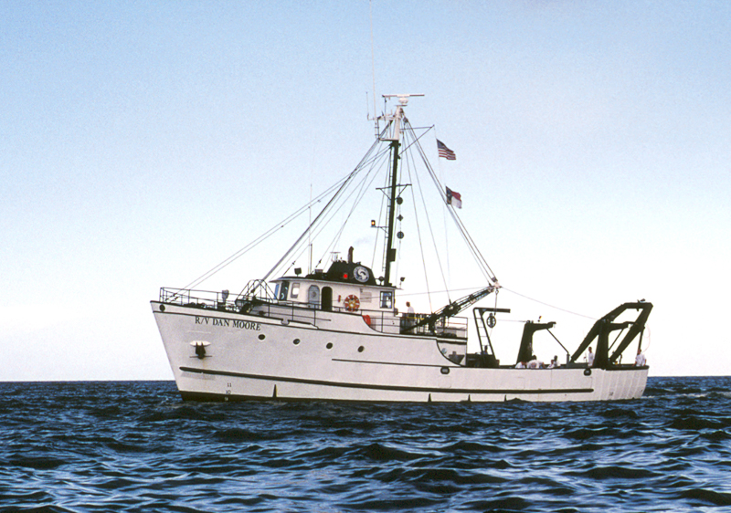 Research vessel Dan Moore.