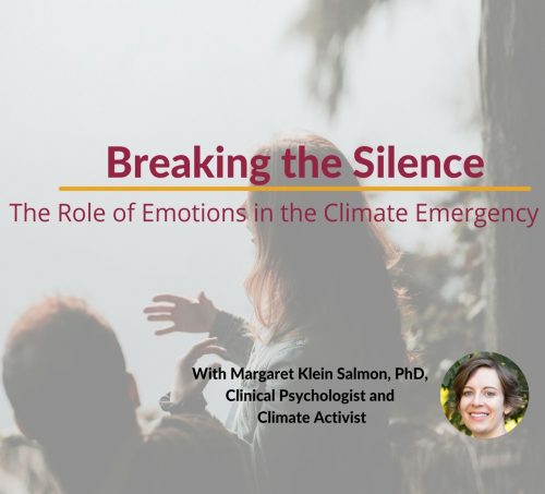 The title of the program and headshot of the speaker