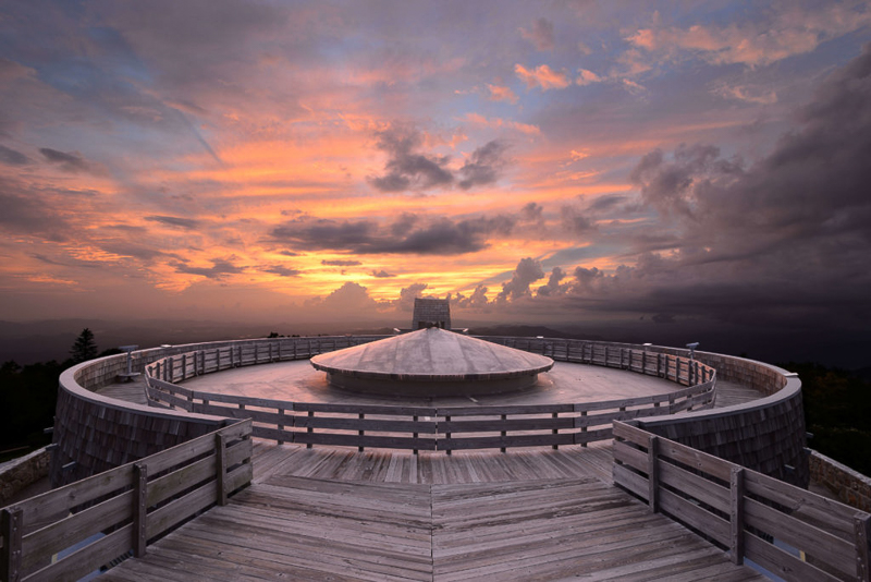  Cloud cover over the highest point in Georgia – Brasstown Bald Recreation Area