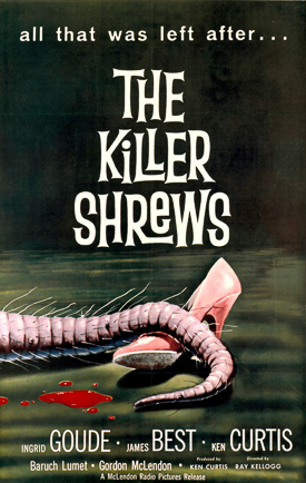 The Killer Shrews movie poster.