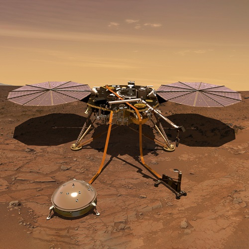 InSight on the surface of Mars