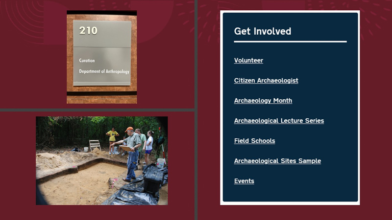 Archeological Stewardship talk slide