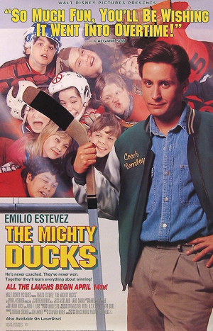 The Mighty Ducks movie poster
