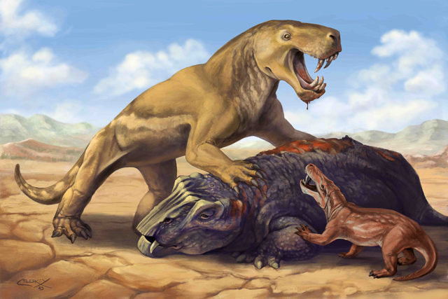 Inostrancevia africana was the apex predator of its time and place.