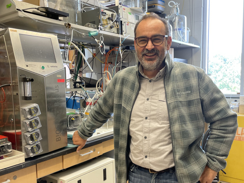 man in lab