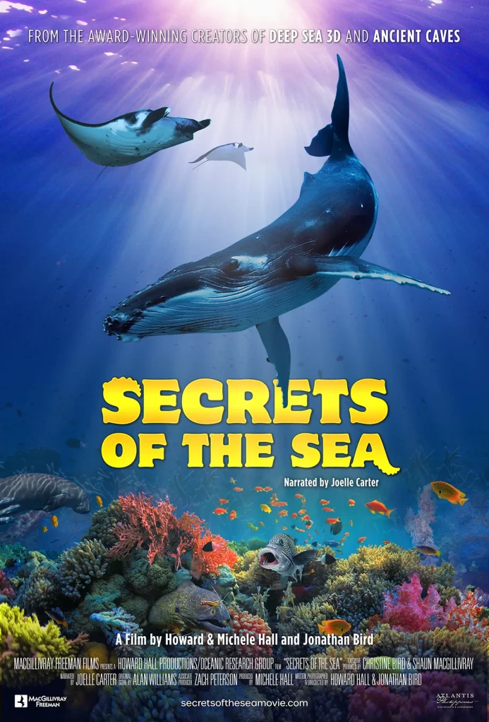 theater poster for Secrets of the Sea 3D movie