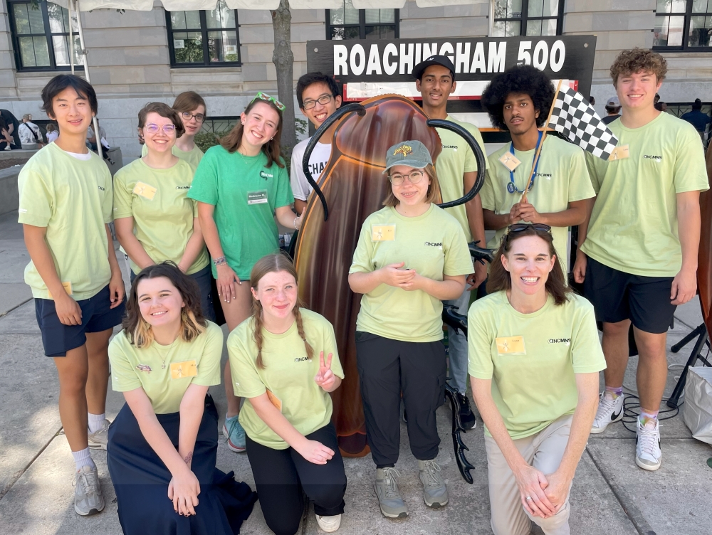 group of volunteers for BugFest 2023 gathers for a photograph