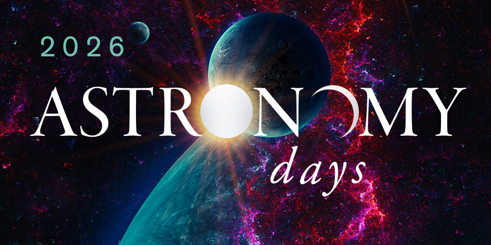 promotional header image for Astronomy Days 2026