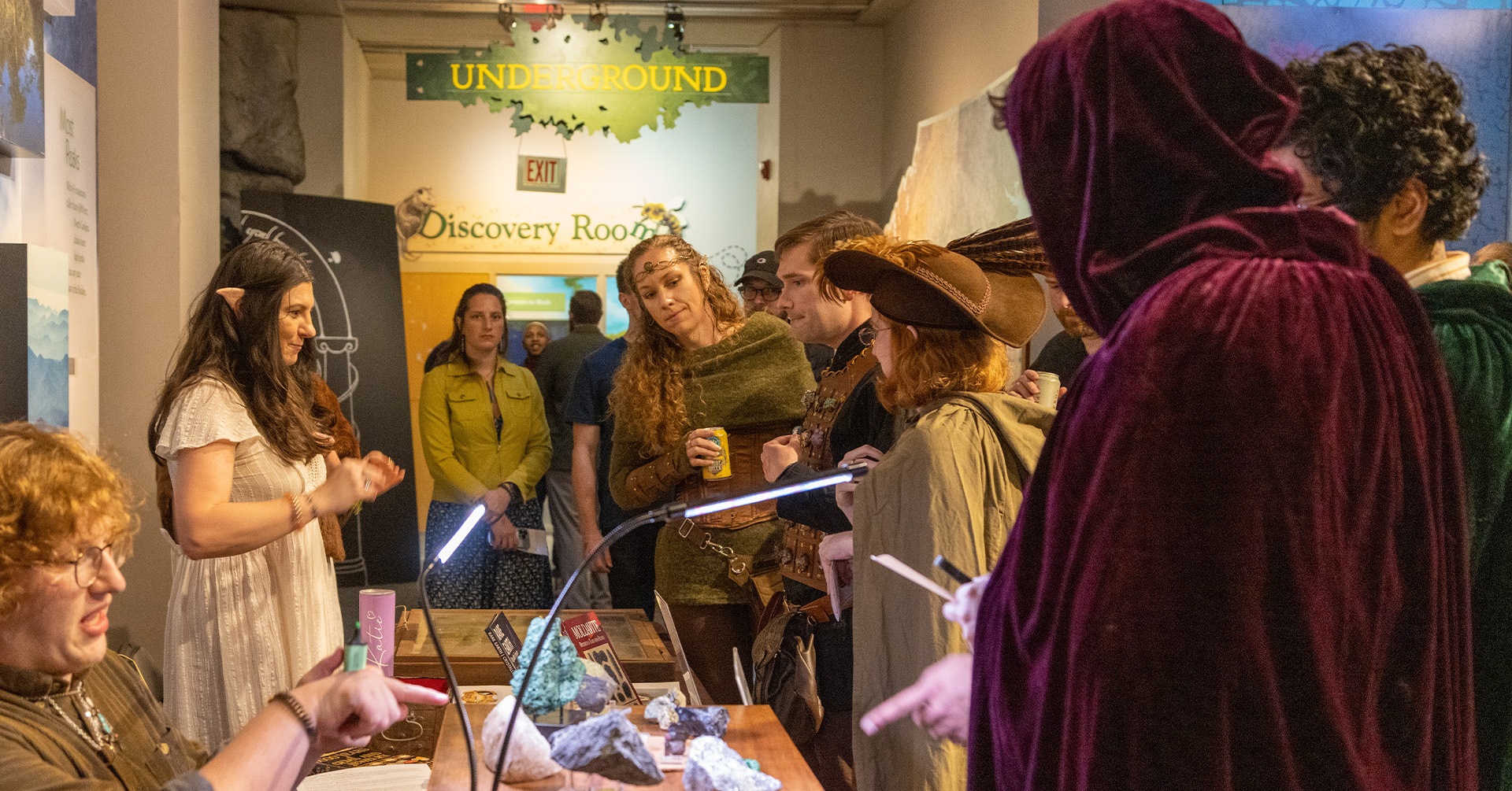 a group dressed in middle-earth garb.