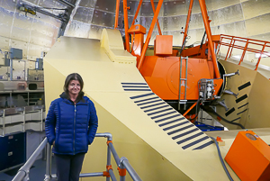 Dr. Smith at the Infrared Telescope Facility.